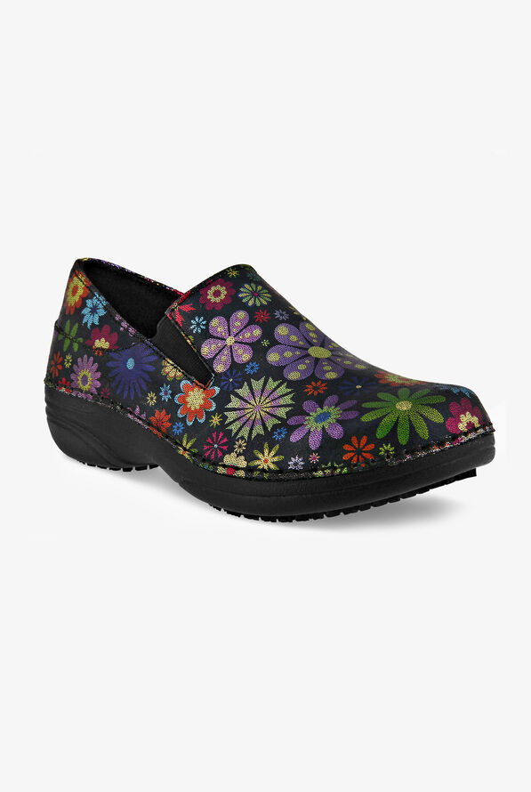 Spring Step Women's Professional Manila Black-Multi Nursing Clogs - null - 3