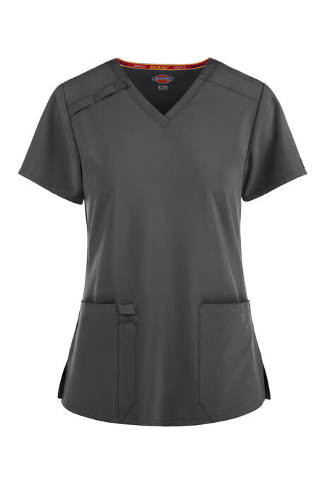 Dickies EDS Essentials Women's 2-Pocket STRETCH V-Neck Scrub Top