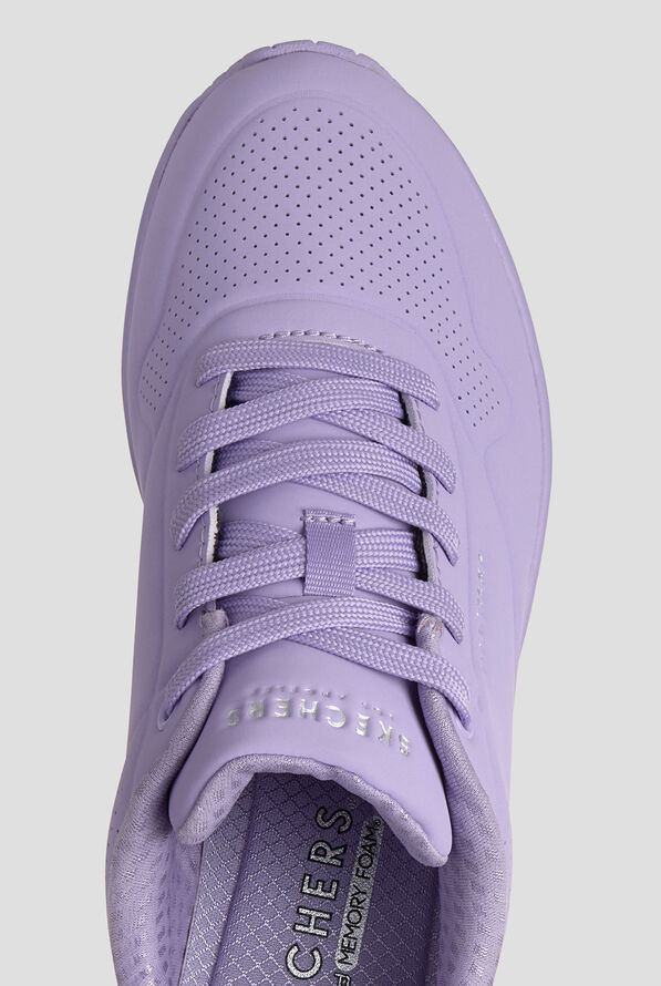 Skechers Street UNO - Stand On Air Purple/Lavender Athletic Lace Up Shoes - null - 2
