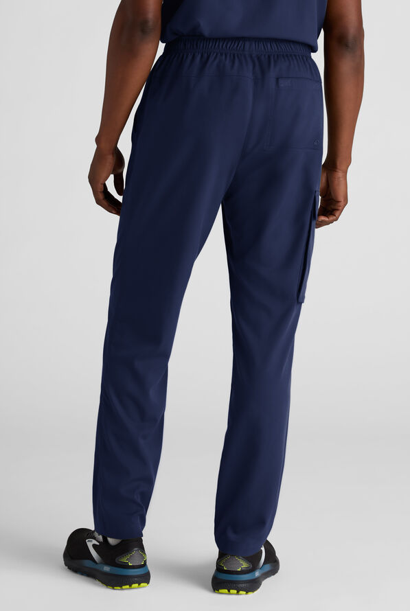 Pantal&oacute;n m&eacute;dico Grey's Anatomy&trade; by Barco Emerge Nolan STRETCH estilo cargo con 3 bolsillos para hombre - Indigo - 2