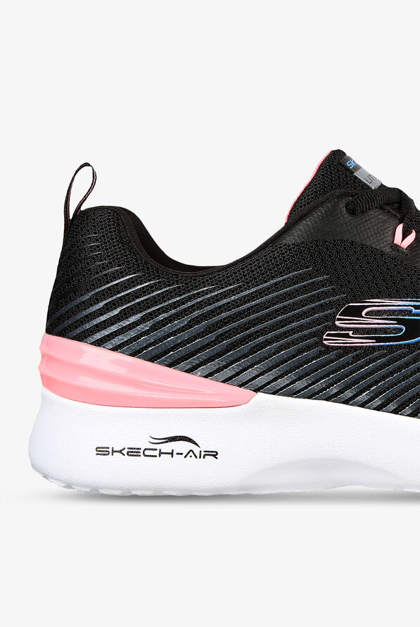 Zapatillas deportivas Skechers Skech-Air Dynamight Luminosity Black/Pink con cordones para mujer - null - 4