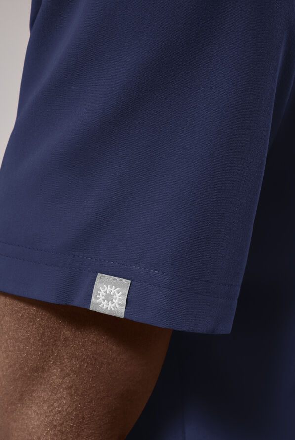 Hypothesis Omni V Men's 1-Pocket Tuck In V-Neck Scrub Top - Navy - 5