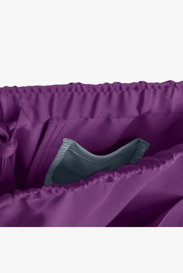 MOVEMENT by Butter-Soft Polaris Men's 10-Pocket Jogger STRETCH Scrub Pants - Eggplant - 3