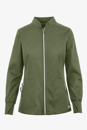 Butter-Soft STRETCH Women's 3-Pocket Zip Front Scrub Jacket