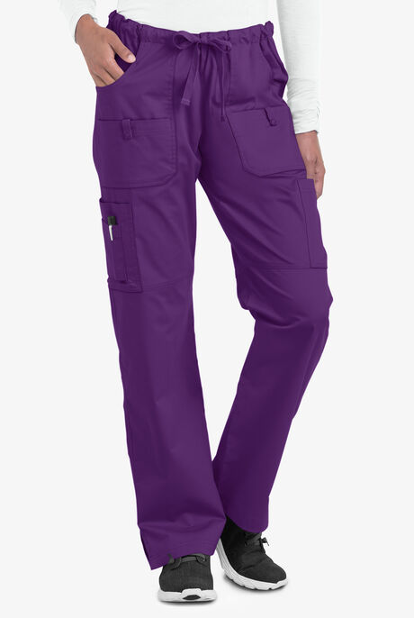 Butter-Soft STRETCH Women's 10-Pocket Drawstring Scrub Pants