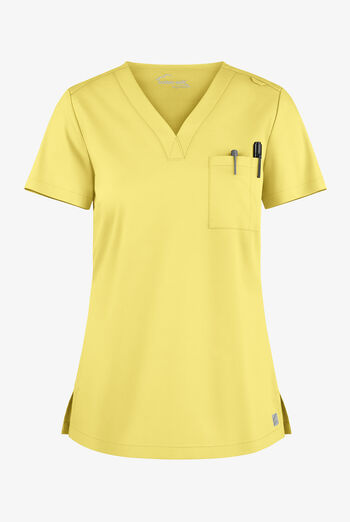 Butter-Soft STRETCH Women's 2-Pocket V-Neck Tuck-In Scrub Top