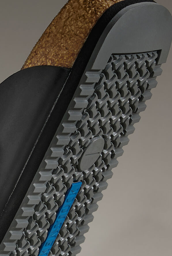 Birkenstock Unisex Boston Super Grip Black Clogs - Black - 7