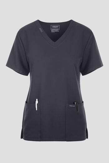 Blusa m&eacute;dica Cherokee Workwear Originals Ultra con cuello en V y 2 bolsillos para mujer