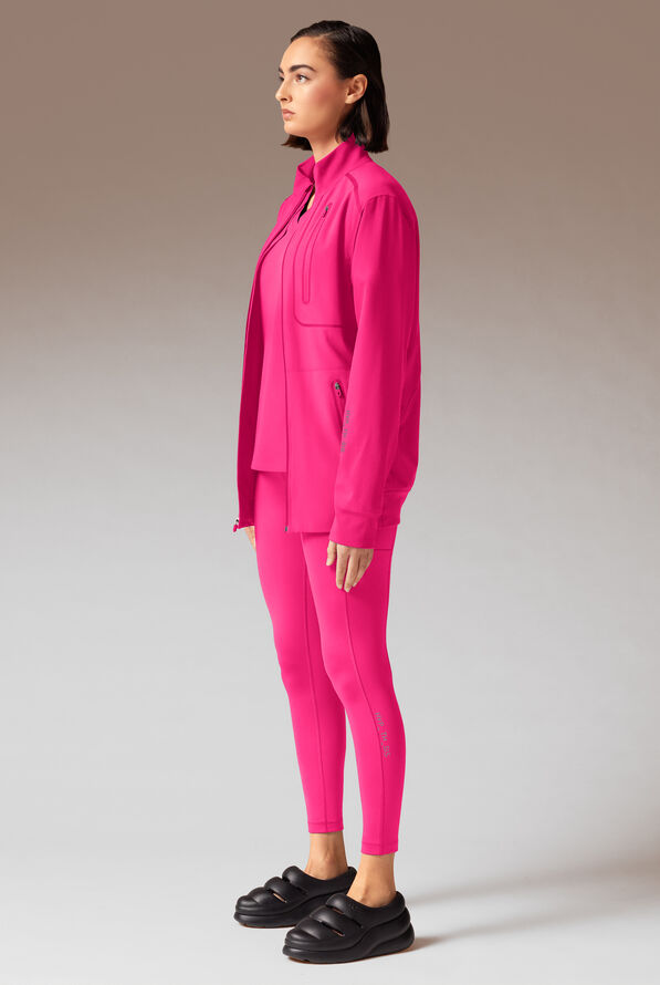 Hypothesis Homeodynamic Women’s Yoga-Inspired 3-Pocket Leggings - Reactive Pink - 4