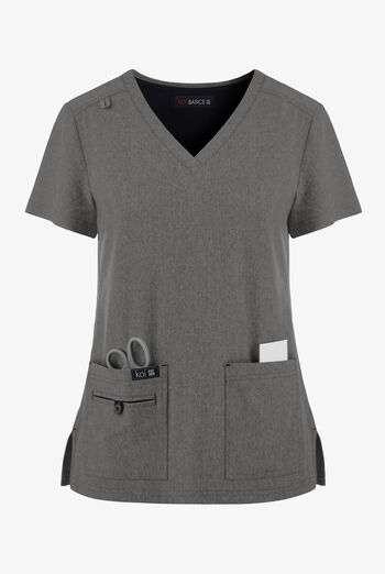 koi Basics Becca Women's 4-Pocket STRETCH V-Neck Scrub Top