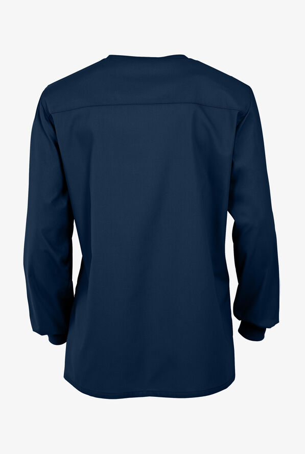 Dickies EDS Signature Women's 6-Pocket Classic Fit Scrub Jacket - Navy - 3