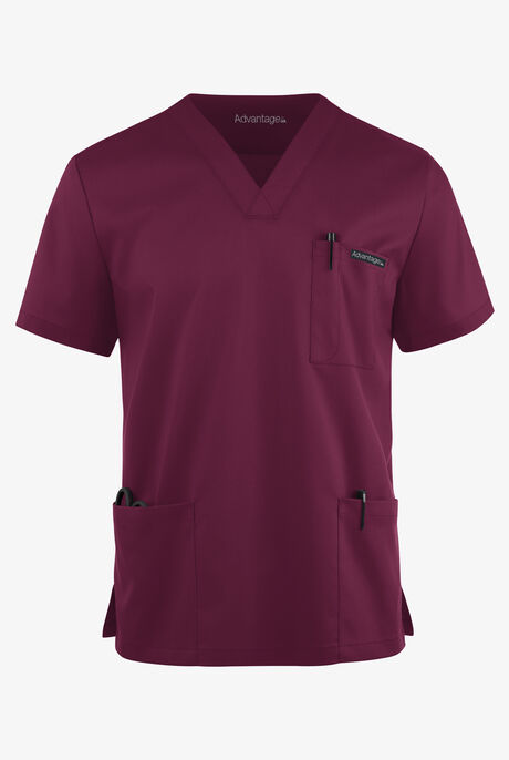 Advantage STRETCH Men's 6-Pocket V-Neck Scrub Top