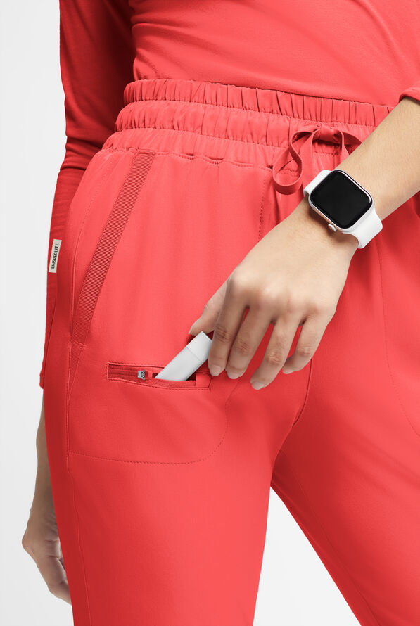 WhisperLite ISLA Women's 5Pocket Tapered Leg Scrub Pants, Nursing