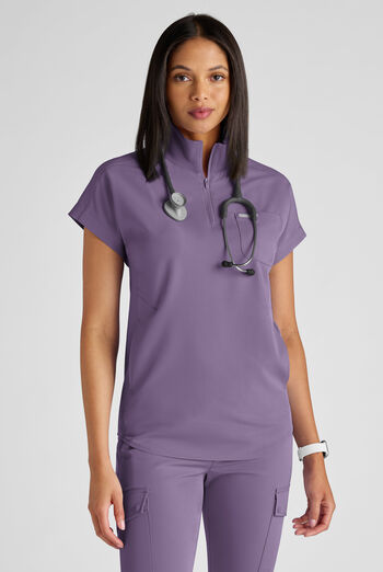 Blusa m&eacute;dica ReSurge Rhine de corte holgado (oversized) con 5 bolsillos para mujer
