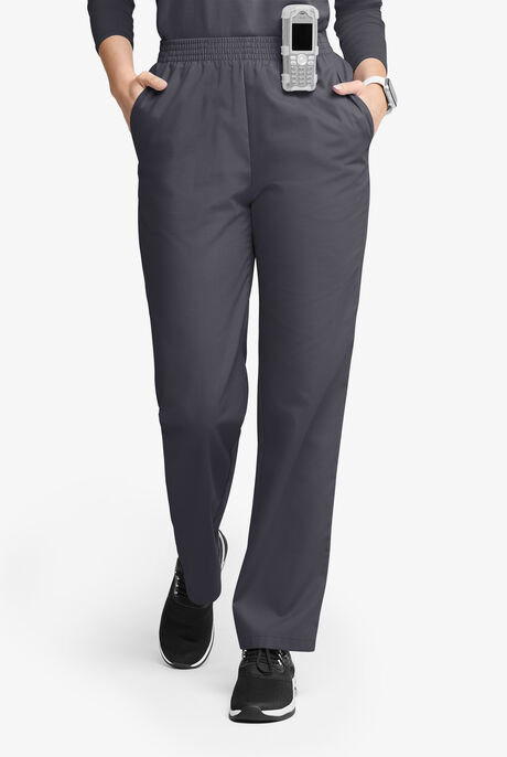 Butter-Soft Originals Women's 2-Pocket High Waisted Straight Leg Scrub Pants