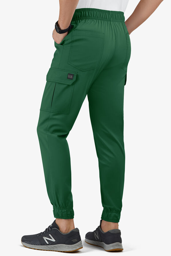 Pantalón médico UA Butter-Soft STRETCH estilo cargo jogger con 7 bolsillos para hombre - Hunter - 2