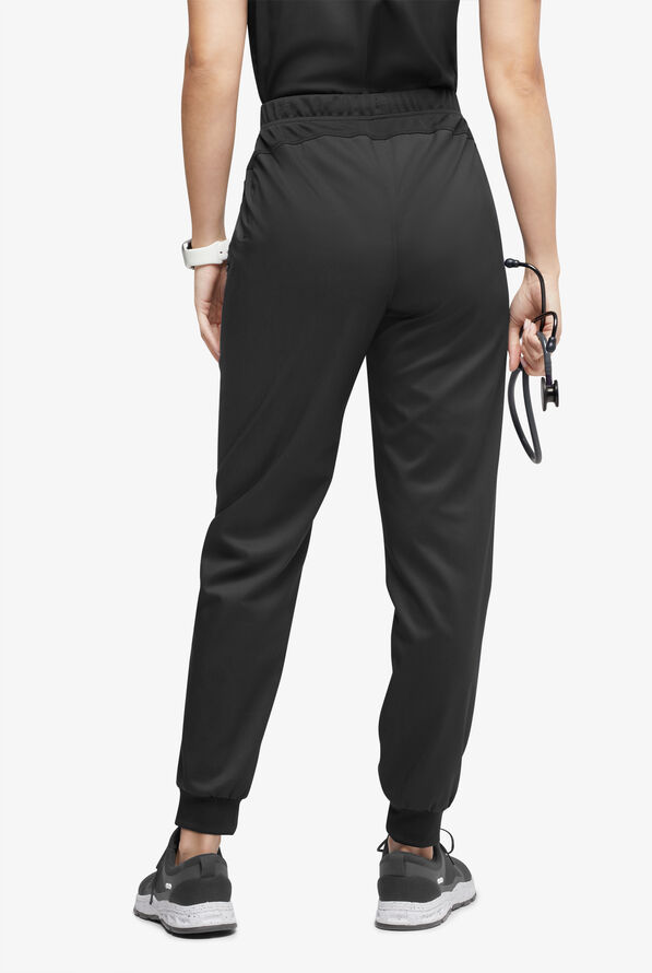 Pantal&oacute;n m&eacute;dico Cherokee Workwear Revolution STRETCH estilo cargo jogger con 4 bolsillos para mujer exclusivo de UA - Black - 3