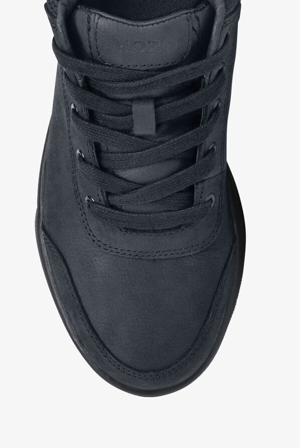 Mozo Natural Men's Slip Resistant Shoes - Black - 4