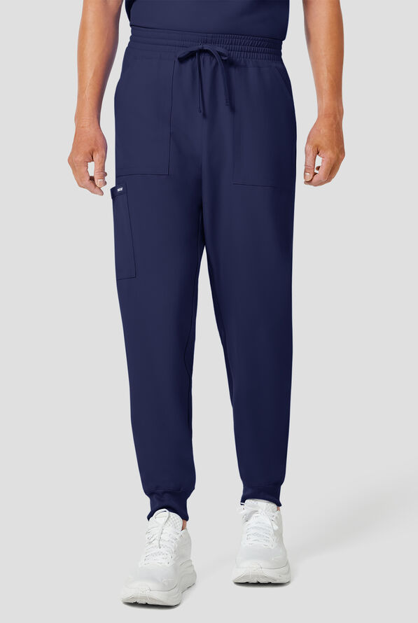 Pantal&oacute;n m&eacute;dico Cherokee Workwear Originals Ultra estilo jogger con cord&oacute;n y 4 bolsillos para hombre - Navy - 1