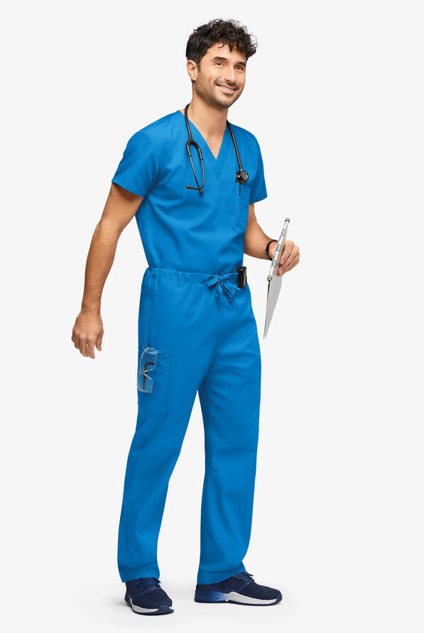 UA Best Buy Scrubs Unisex Scrub Set - Marina - 2