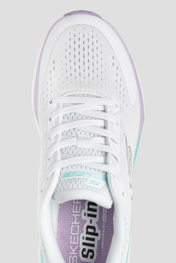Skechers Performance SLIP-INS: GLIDE-STEP VORTEX Women's White Lace Up Athletic Shoe - null - 2