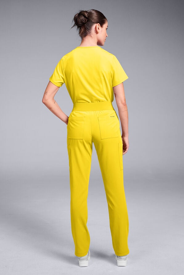 Hypothesis Women's Base 7-Pocket Straight Leg Cargo Scrub Pant - Chroma - 2