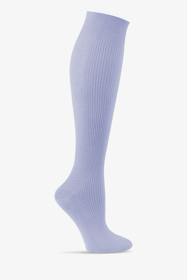 Cherokee Women's 8-12 mmHg Light Compression Socks - Ceil Blue - 1