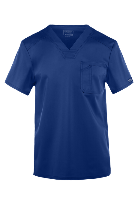 Cherokee Workwear Revolution Men's 1-Pocket STRETCH V-Neck Scrub Top