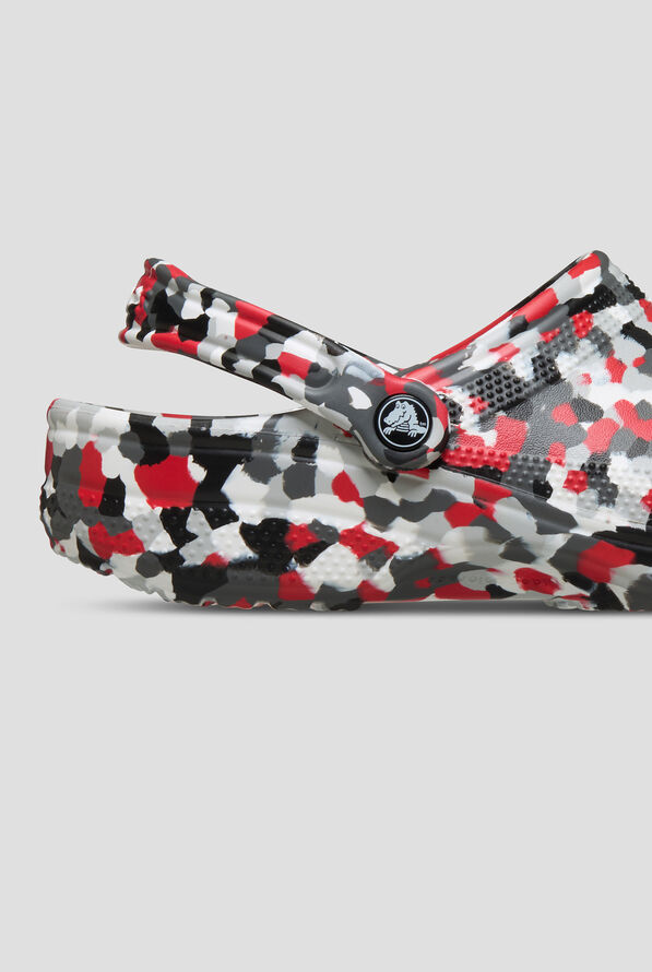 Crocs&trade; Unisex Red / Multi Classic Confetti Clog - null - 4