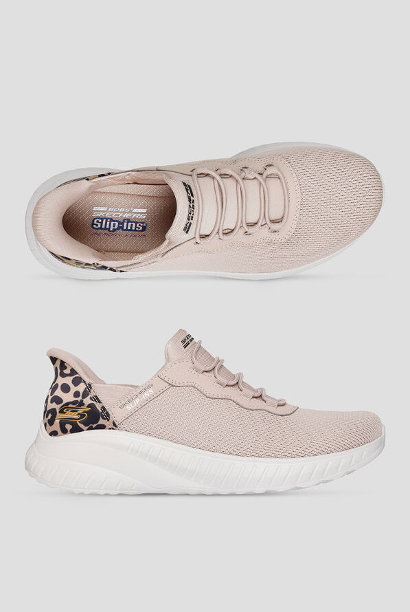 Zapatillas deportivas Skechers Bobs Sport Slip Ins Bungee Mesh Leopard para mujer - null - 1