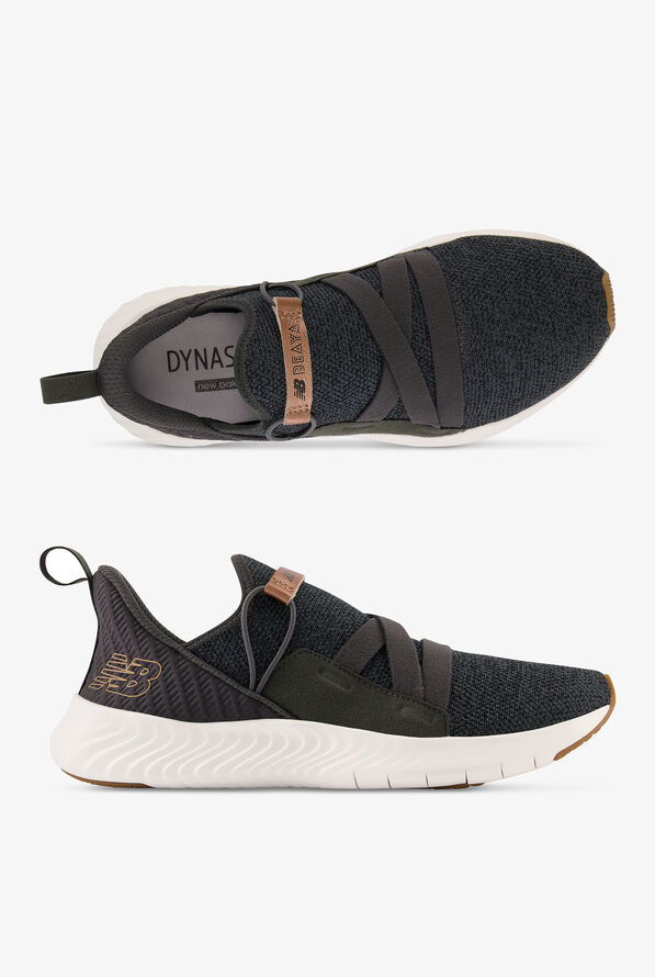 New Balance Women's DynaSoft Beaya Blacktop/Copper Metallic Atheltic Slip On Nursing Shoes - null - 1
