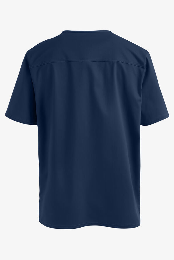 Cherokee Workwear Core STRETCH Men's 2-Pocket V-Neck Scrub Top - Navy - 3