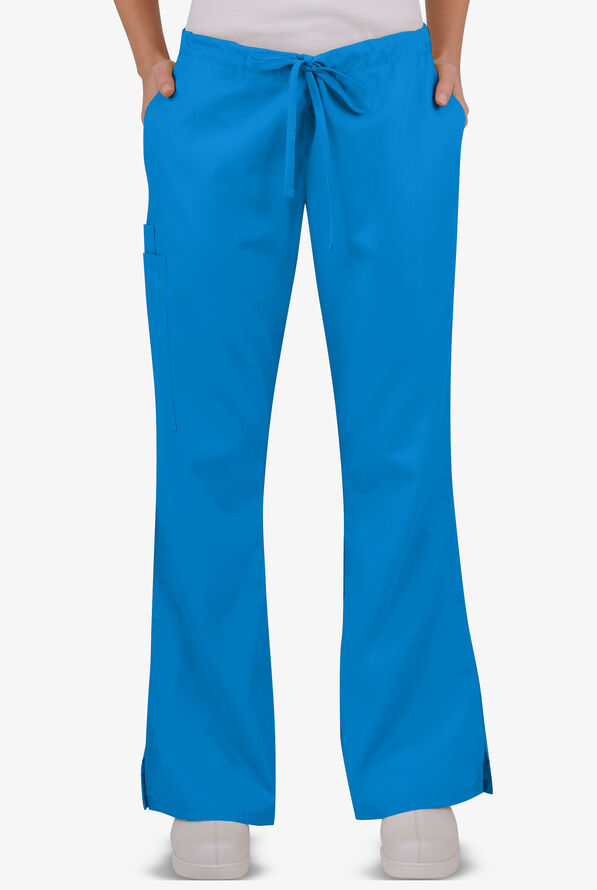 UA Best Buy Scrubs Women’s 5-Pocket Drawstring Pants - Tall - Marina - 1