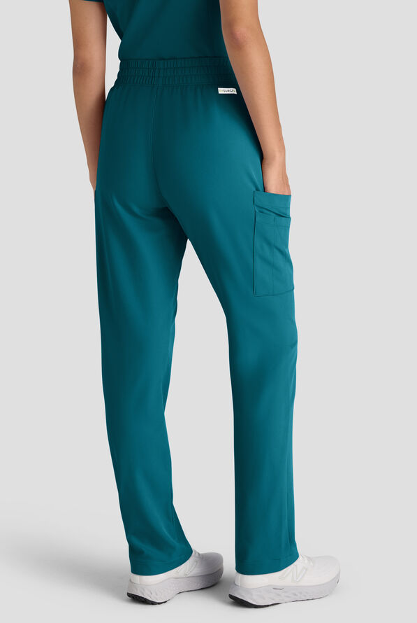 Pantal&oacute;n m&eacute;dico ReSurge Topaz con cord&oacute;n ajustable y 11 bolsillos para mujer - Caribbean Blue - 2