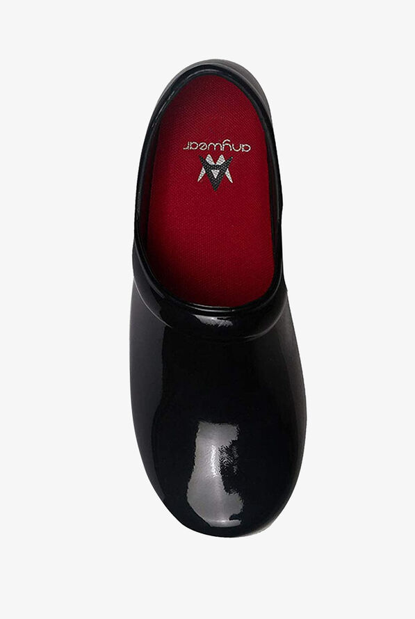 Anywear Women's SR Angel Black Patent Nursing Clogs - null - 2
