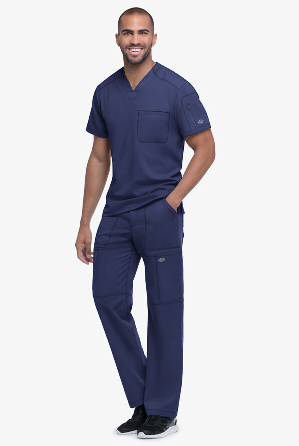 Dickies Dynamix Men's VNeck Scrub Top Men's Scrubs