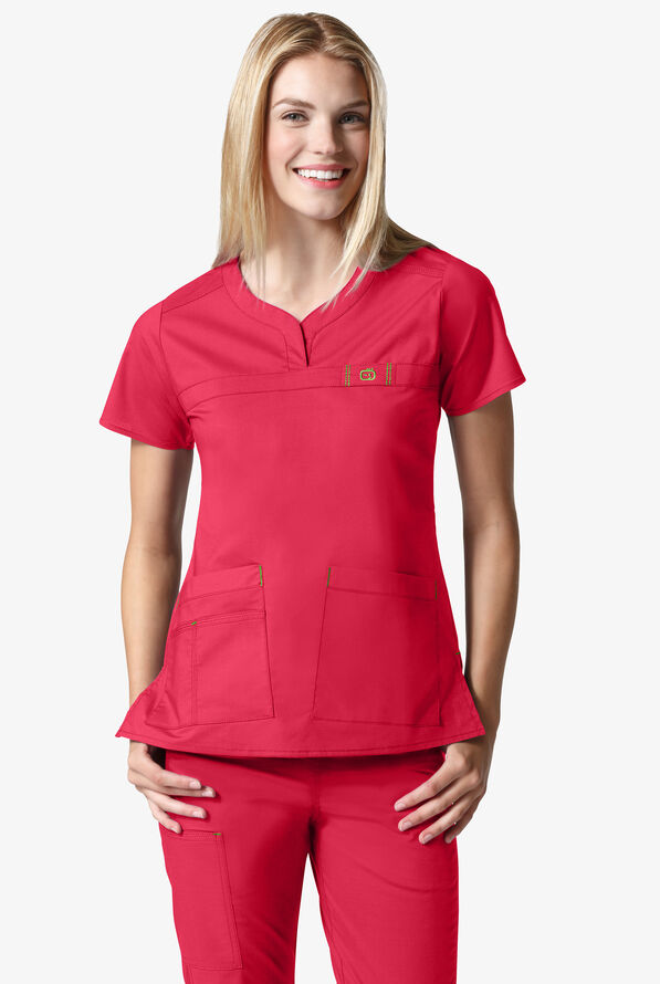 WonderWink WonderFLEX Patience Scrub Top Stretch Scrubs