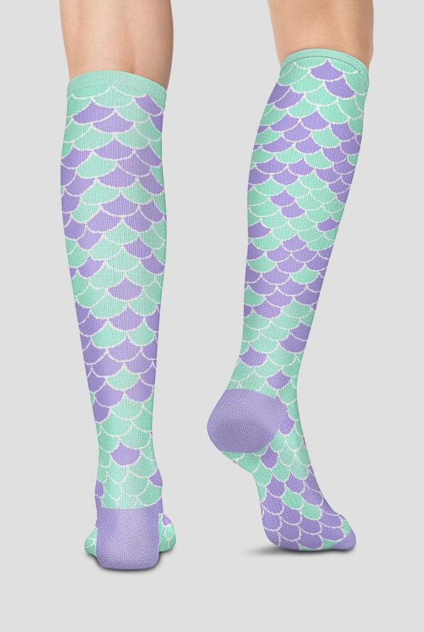 Cherokee Shimmer and Shine Women's 10-15 mmHg Light Compression Socks - null - 2