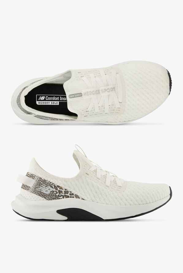 New Balance Women's NERGIZE SPORT V2 Sea Salt/Black/Brown Athletic Lace Up Nursing Shoes - null - 1