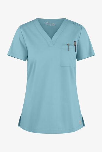 Butter-Soft STRETCH Women's 2-Pocket V-Neck Tuck-In Scrub Top