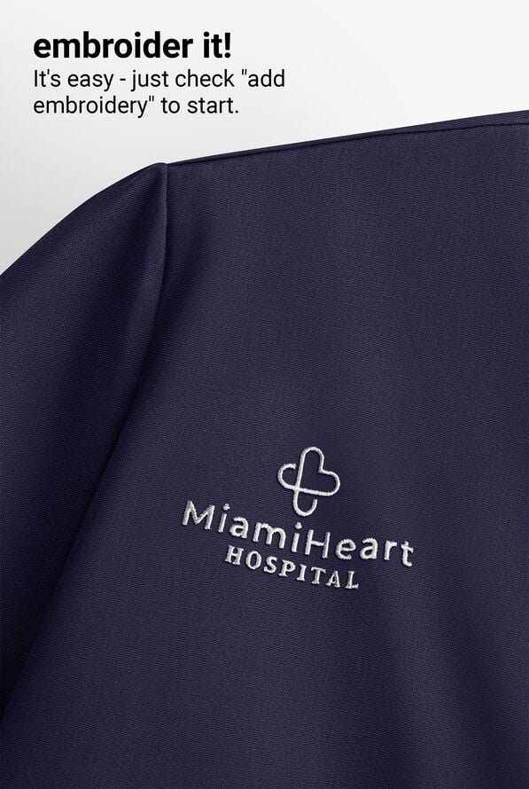 Carhartt Rugged Flex FLD & RSCU Men's 4-Pocket STRETCH Ripstop Half Zip Scrub Jacket - Dark Navy - 4