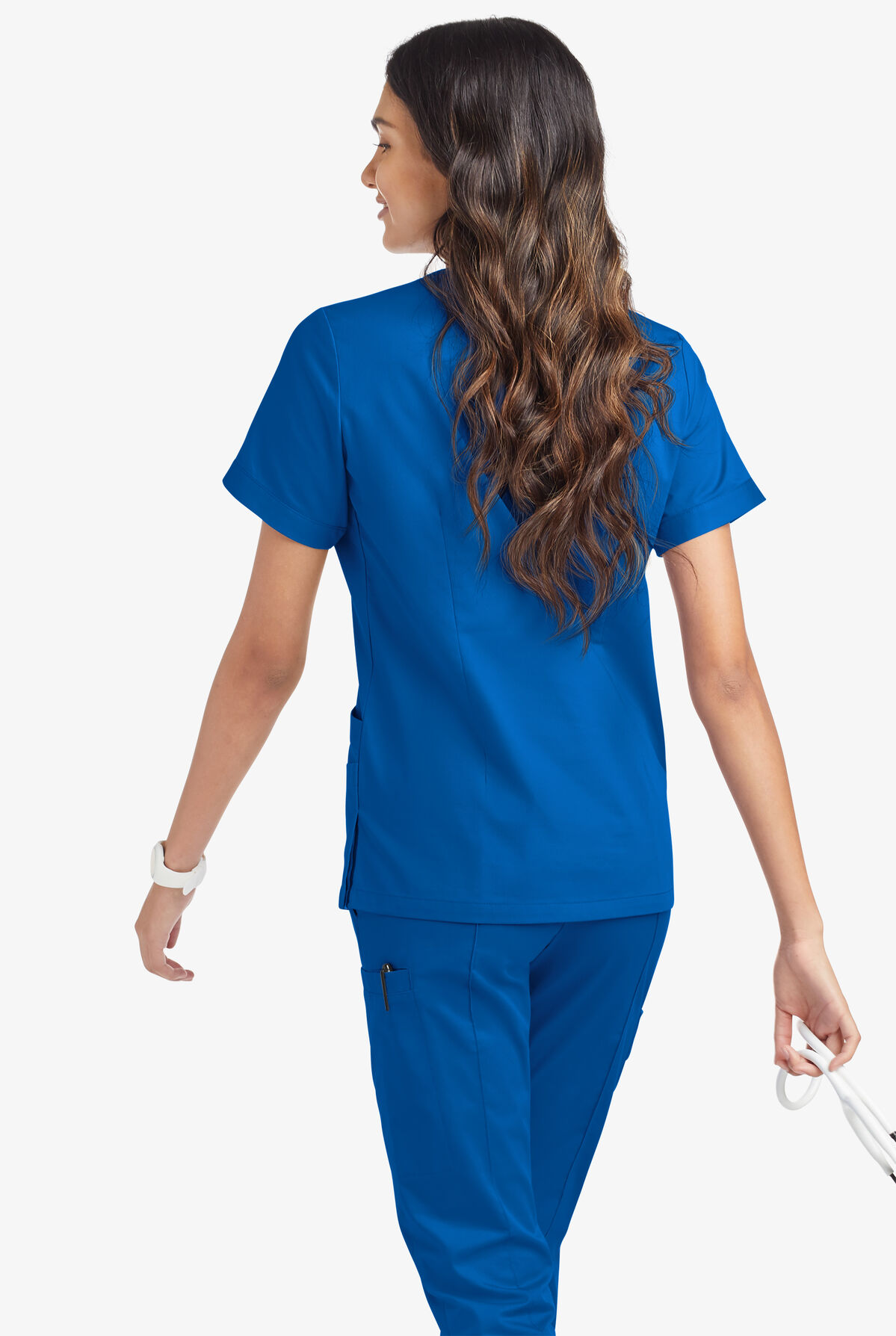 UA Butter-Soft STRETCH Short Sleeve V-Neck Scrub Top, Medical ...