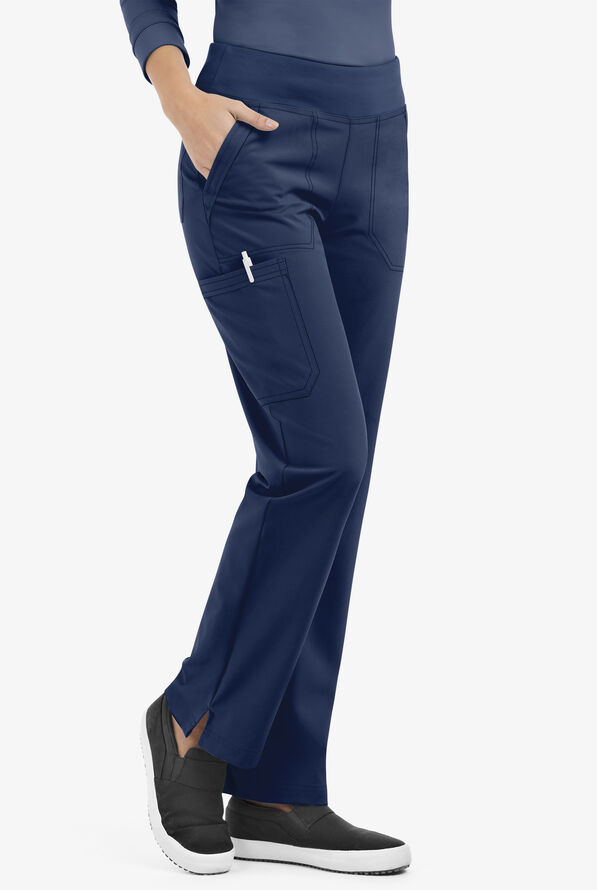 Pantalón médico Easy STRETCH tall Sienna estilo yoga con 5 bolsillos para mujer - Navy - 1