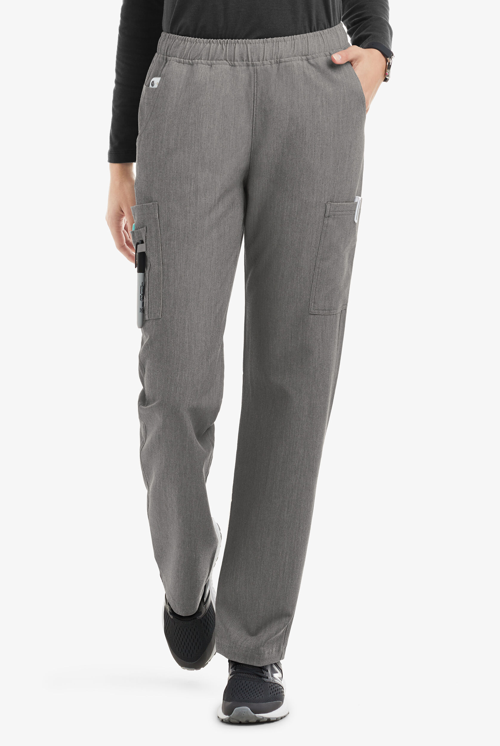 Pantalón médico MOVEMENT by Butter-Soft con múltiples bolsillos, Pantalones  con Piernas Rectas