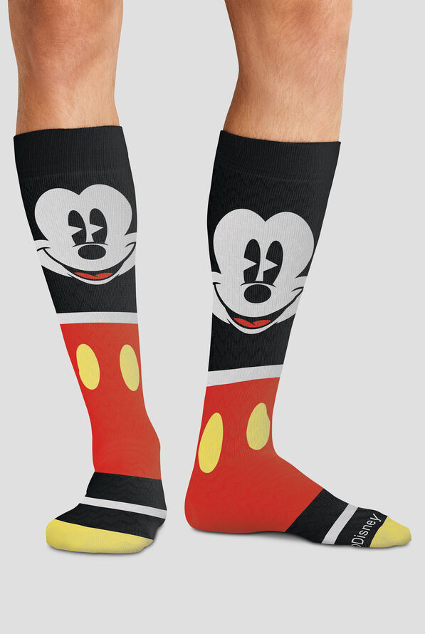 Tooniforms Happy Go Mickey Men's 10-15 mmHg Light Compression Socks - null - 1