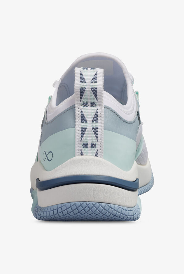 Infinity Women's Dart Sea Foam/White Athletic Lace Up Nursing Shoes - null - 5