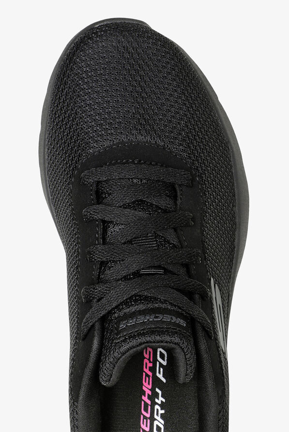 Skechers Sport Women's Dynamight 2.0 Power Plunge Black Athletic Lace up Nursing Shoes - Black - 2