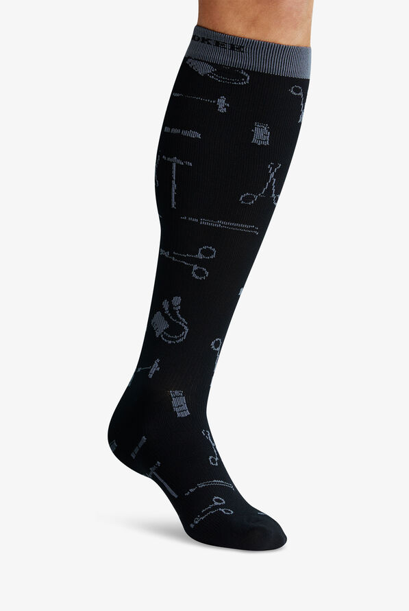 Calcetines de compresión estampados Cherokee Instrumental para hombre, de