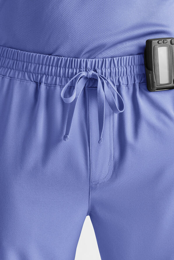 Easy STRETCH Men&rsquo;s 12-Pocket Scrub Pant - Ceil Blue - 7