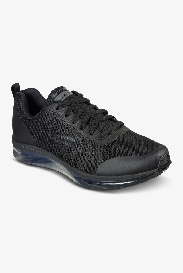 Skechers Work Men's Black Skech-Air Chamness Lace Up Athletic Shoes - Black - 5